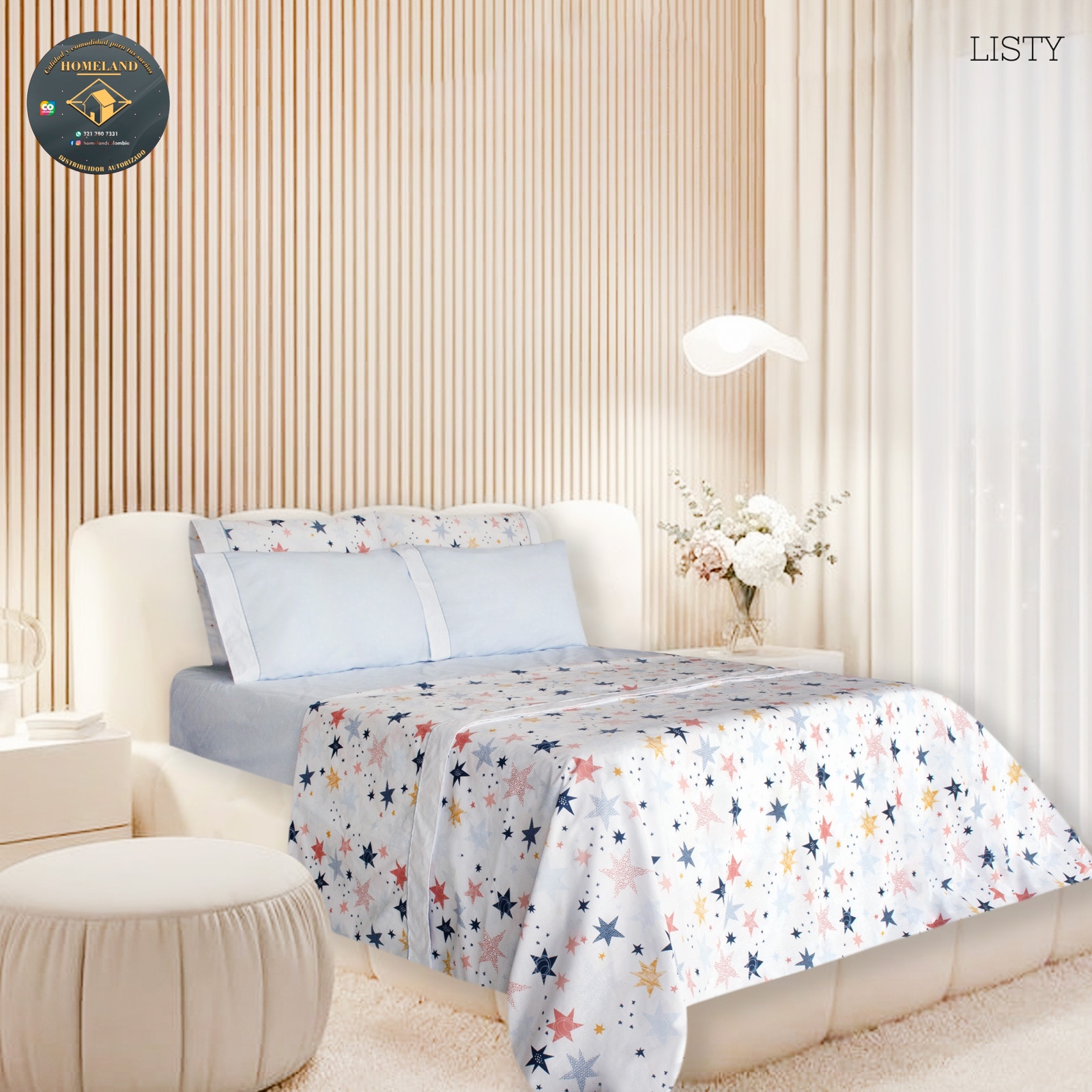 Juego de sabanas Listy