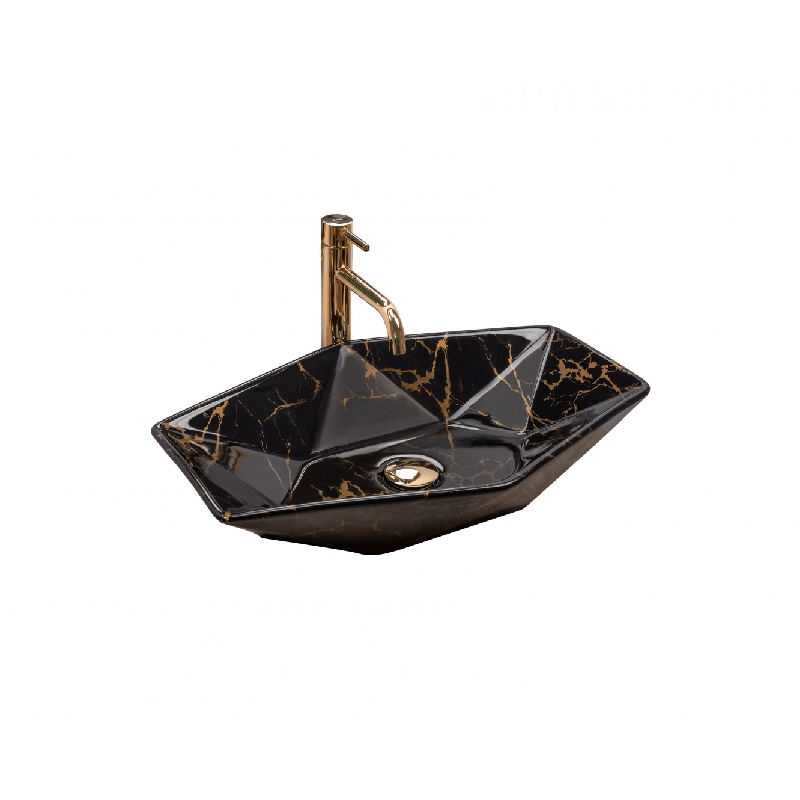 Praustuvas VEGAS MARBLE BLACK