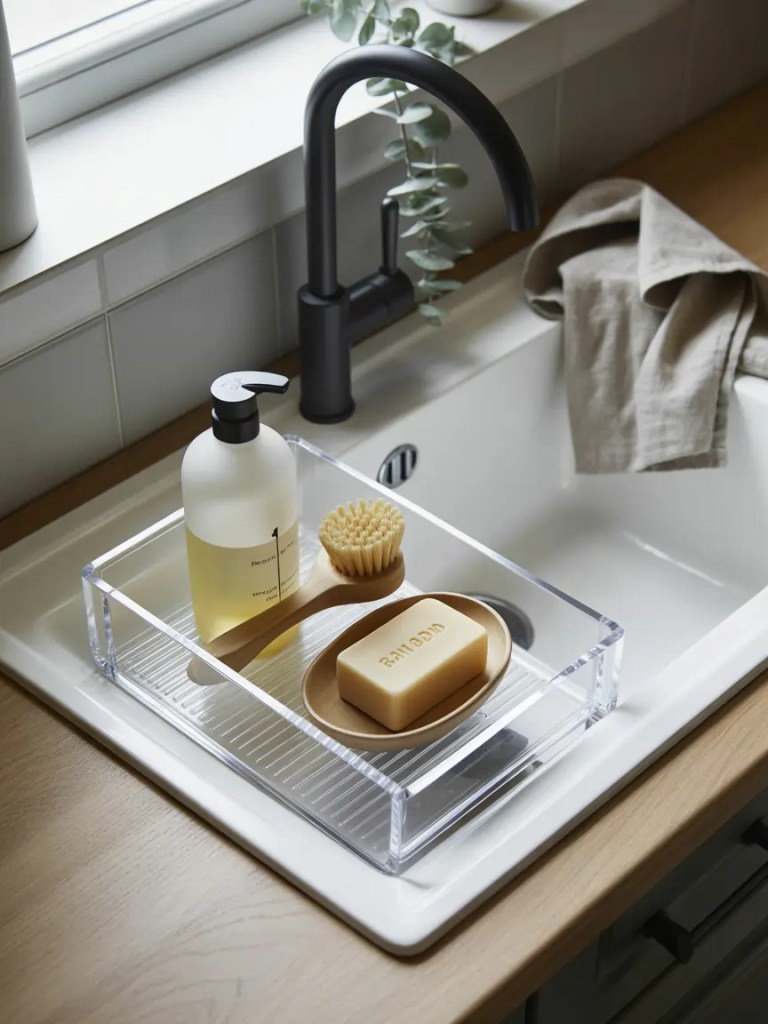 Use a Sink Caddy That Doesn’t Look Like a Science Project