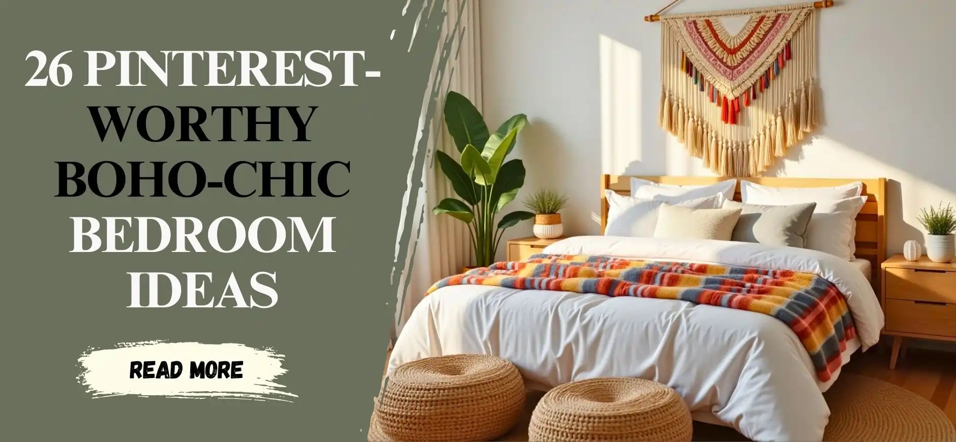 26 Boho-Chic Bedroom Ideas That Are Totally Pinterest-Worthy