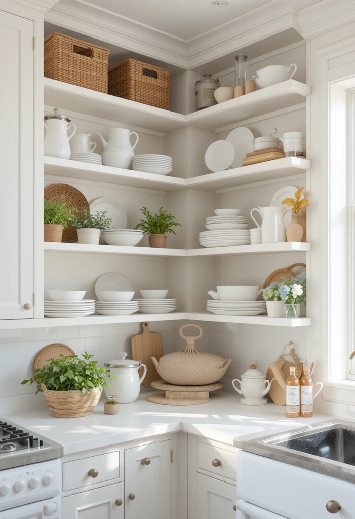 Open Shelving for Display and Function