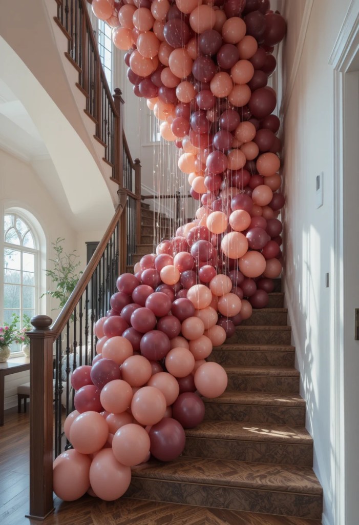 Cascading Balloon Waterfall