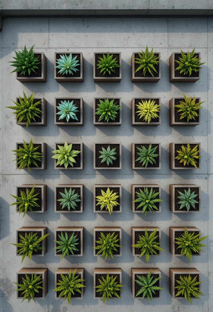 Container Garden Grid System