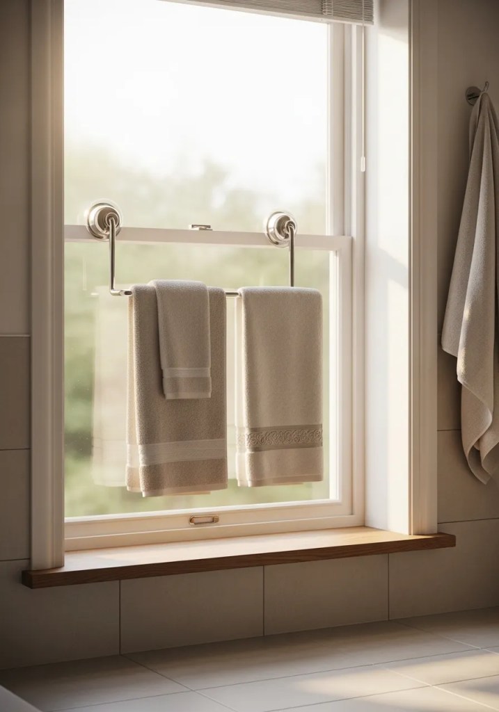 Window-Mounted Suction Rack