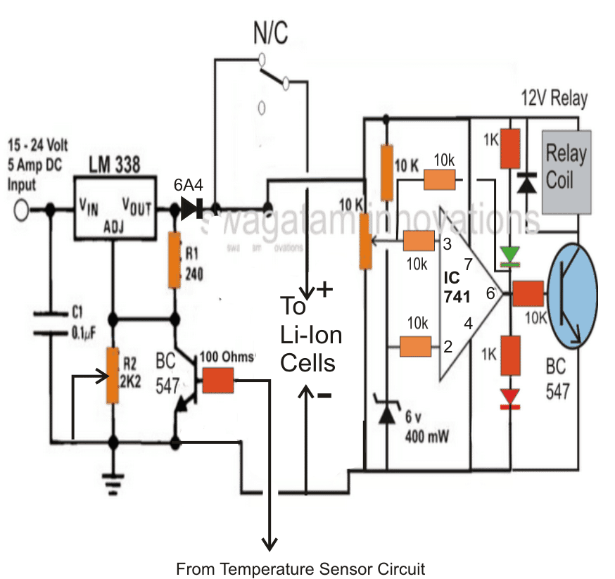 24 Volt Battery Charger Circuit Diagram