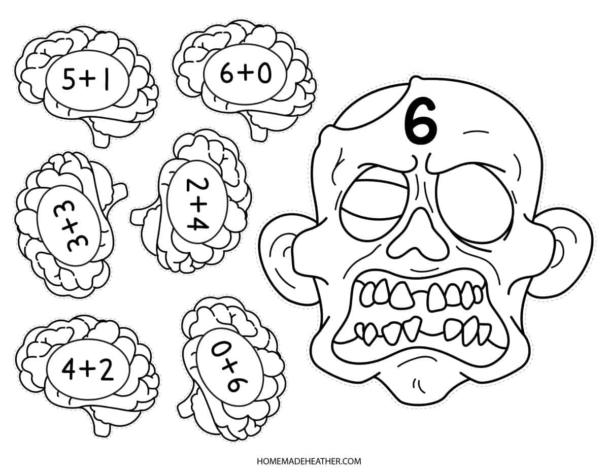 Free Zombie Addition Printables » Homemade Heather