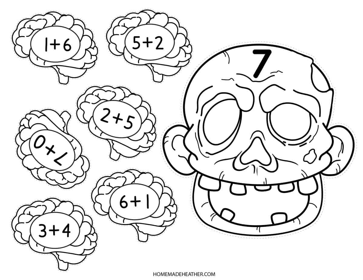 Free Zombie Addition Printables » Homemade Heather