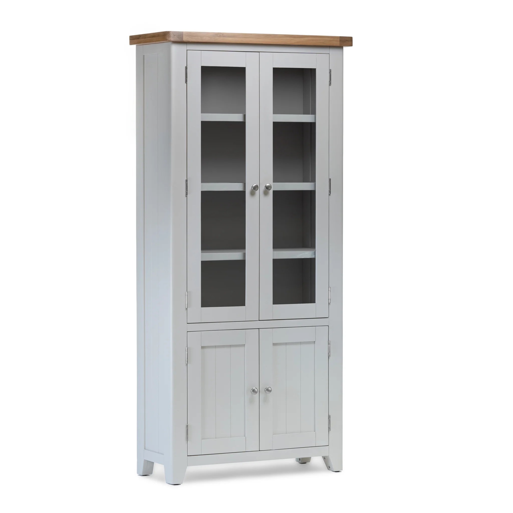 Gloucester Grey Display Cabinet Homeplus Furniture