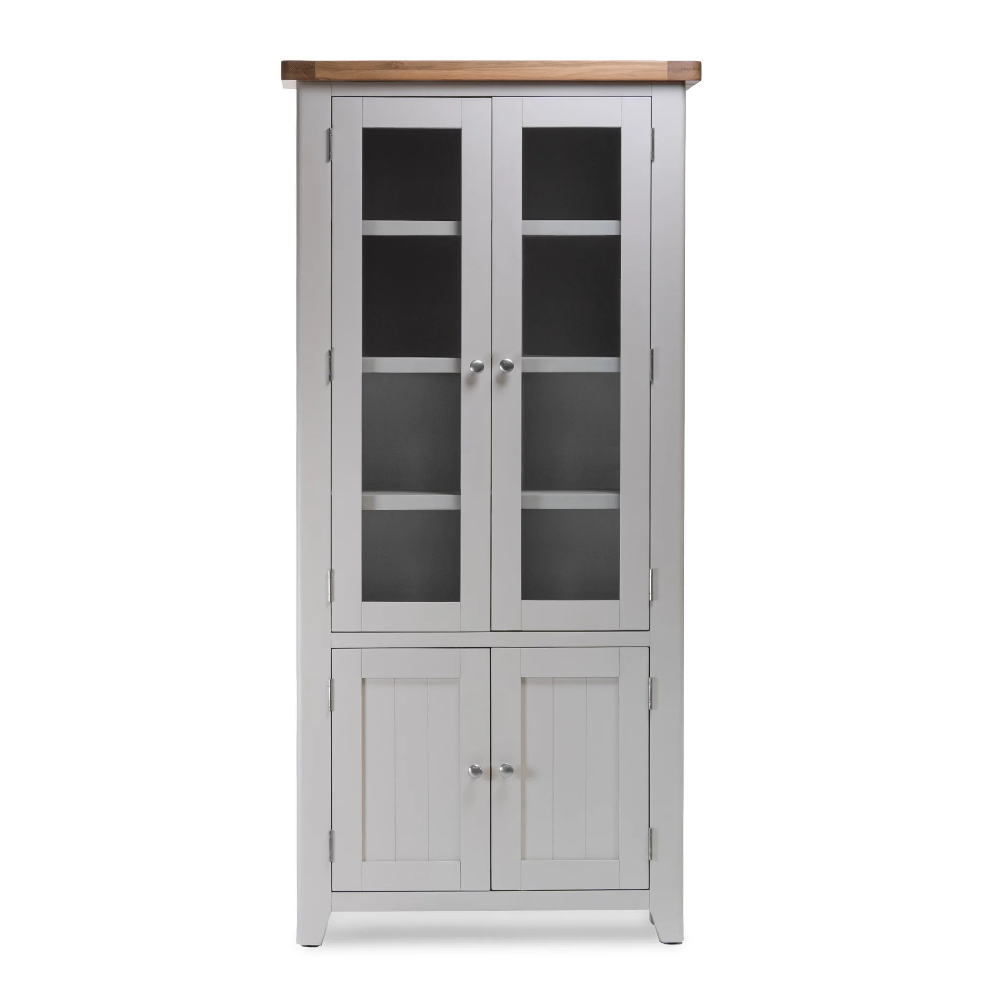 Gloucester Grey Display Cabinet Homeplus Furniture