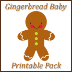 Help them take their imagination to a new level! Gingerbread Baby Learning Printables