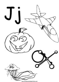 alphabet letter j worksheet homeschool helper online