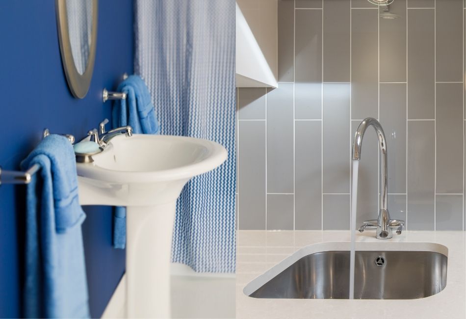Can you use kitchen sinks in the bathroom?
