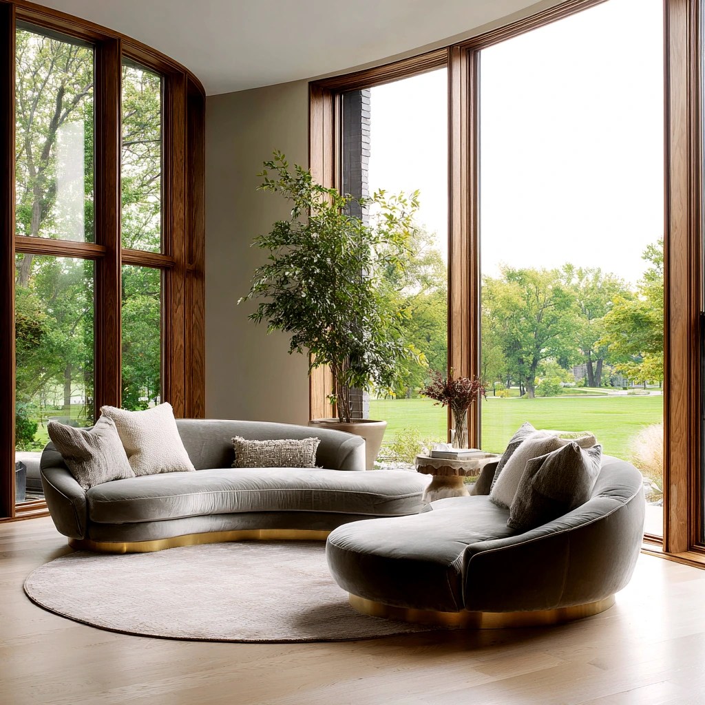 serpentine sofas