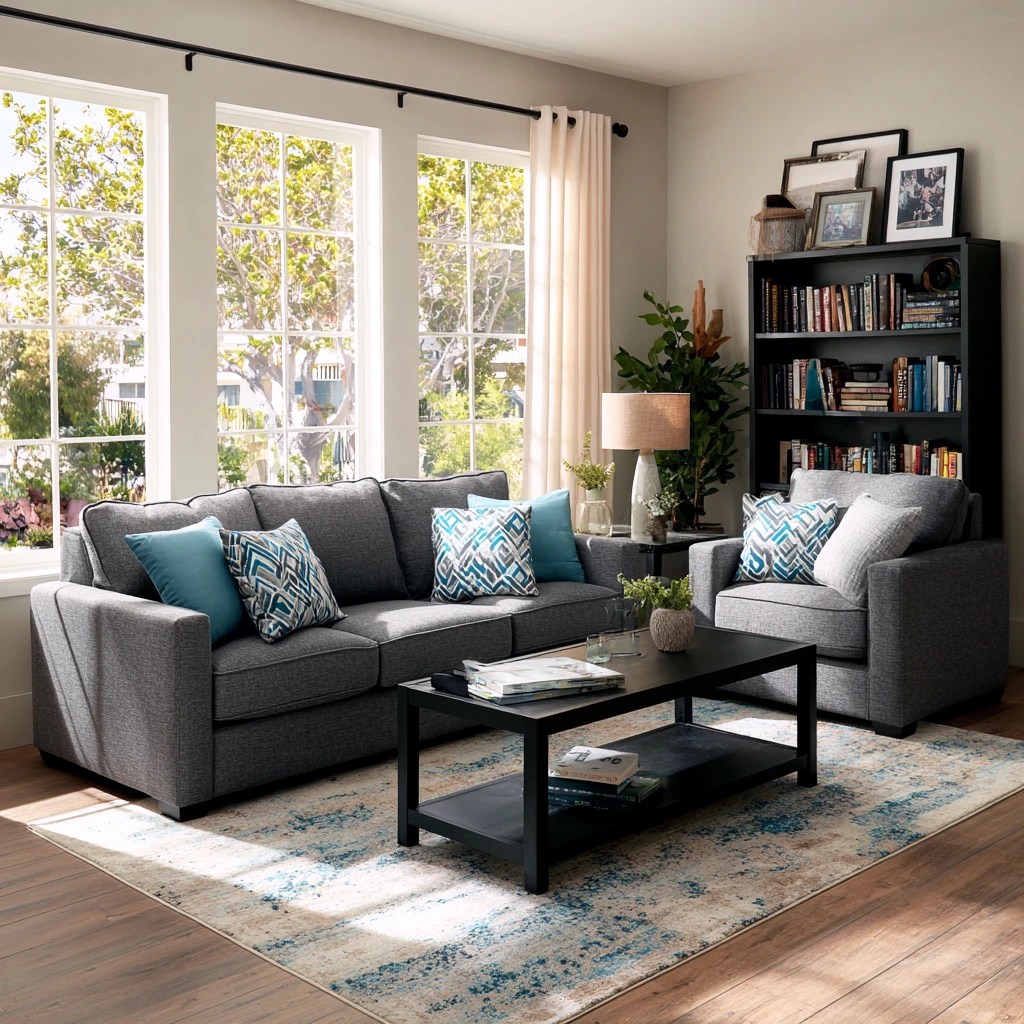 track arm living room sofas