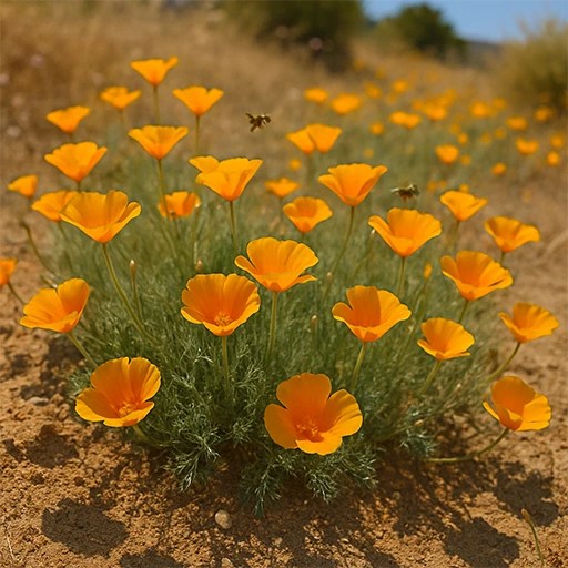 California Poppy (Eschscholzia californica)