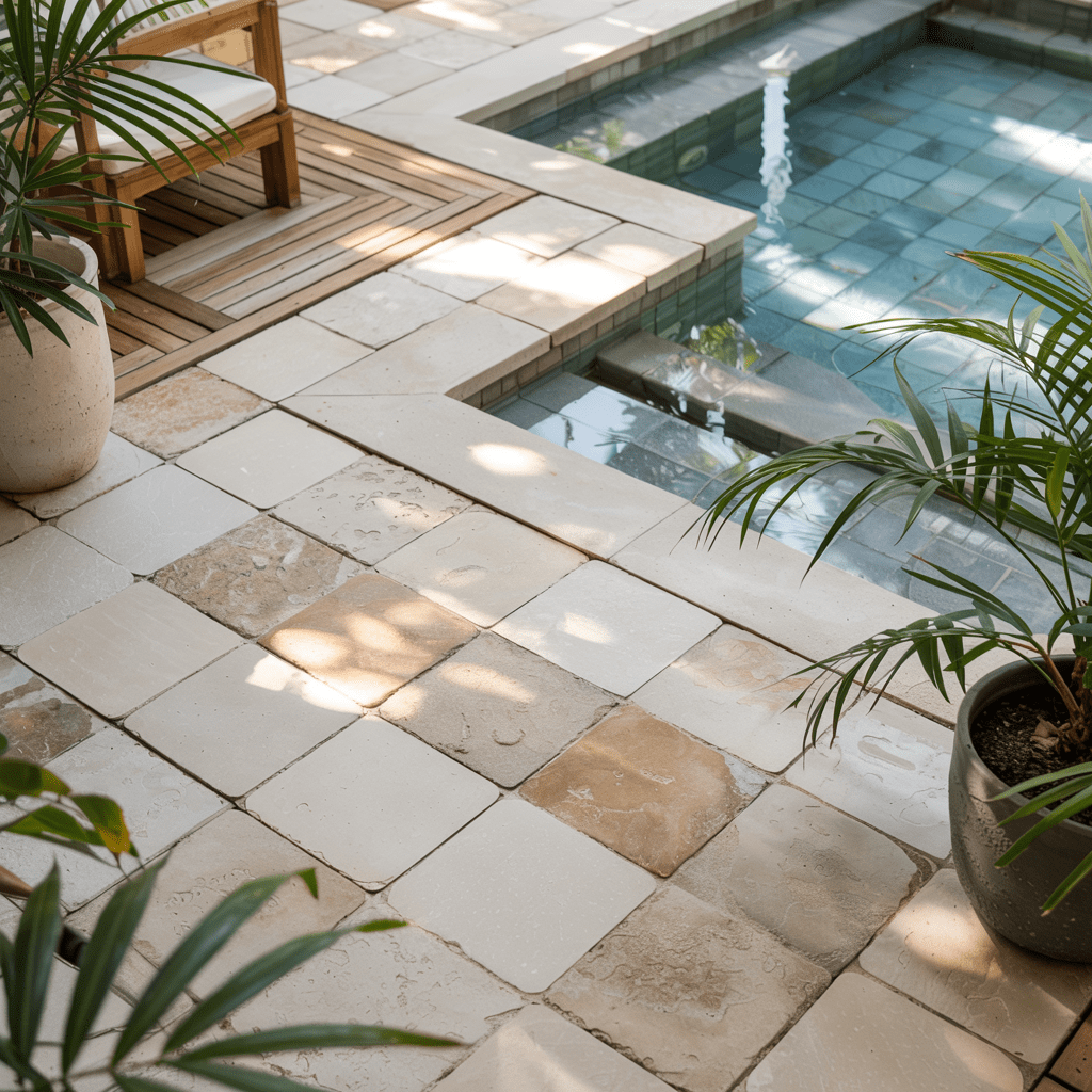 poolside flooring