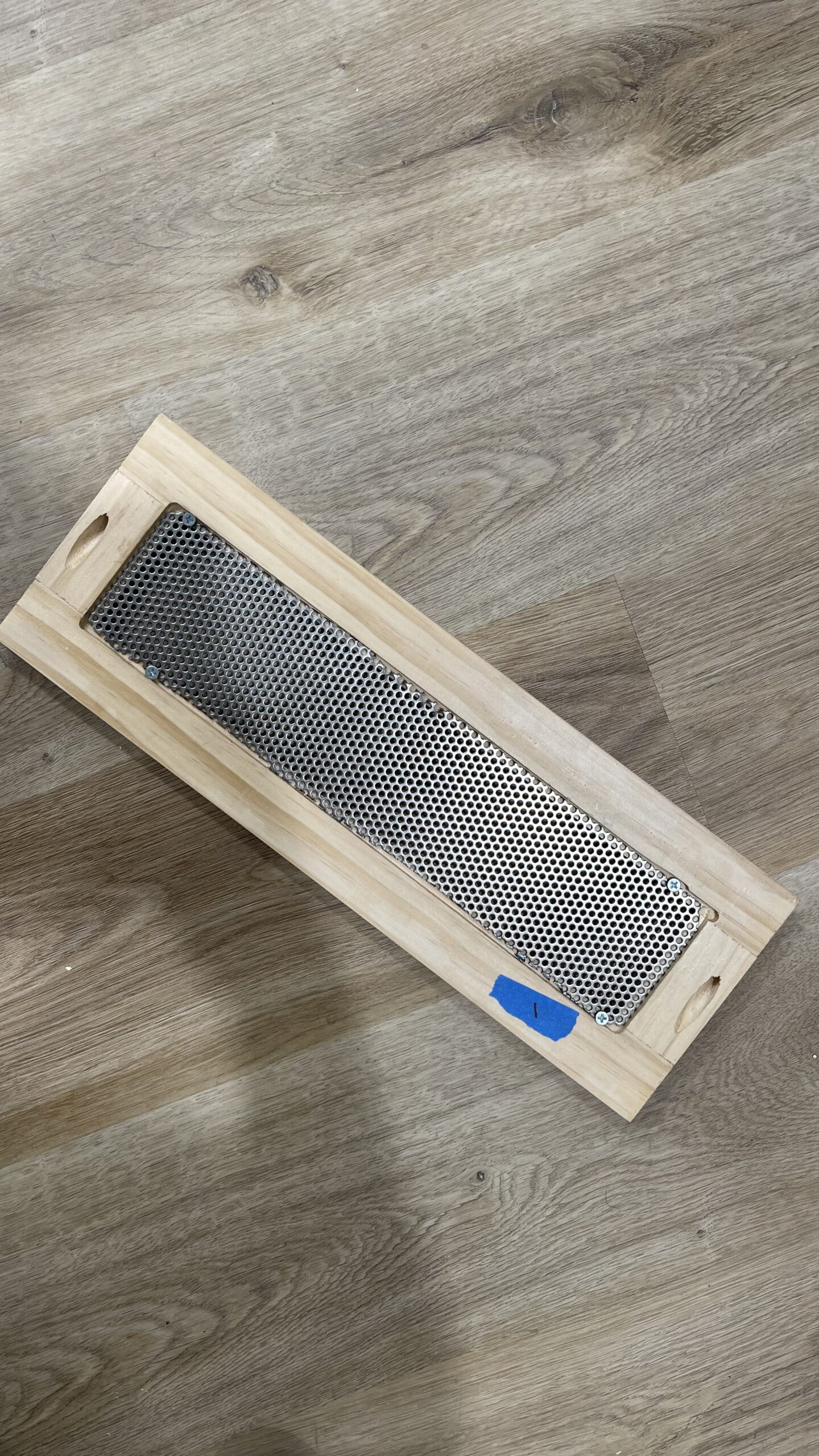 perforated produce drawer fronts