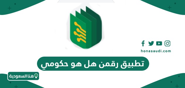 هل تطبيق رقمن حكومي أم خاص؟