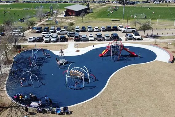 Full community playground renovation from our construction company Baton Rouge LA