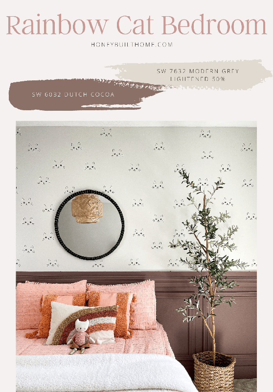Rainbow Cat Bedroom Reveal