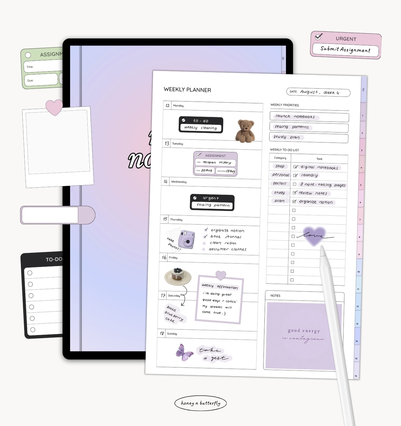 How to Use Samsung Notes for Digital Planning - HoneynButterfly