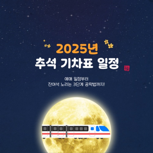 코레일 추석 예매 2025, 예매 일정부터 잔여석 노리는 3단계 공략법