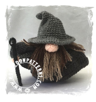 Wizard Gonk Free Crochet Pattern - Doll 