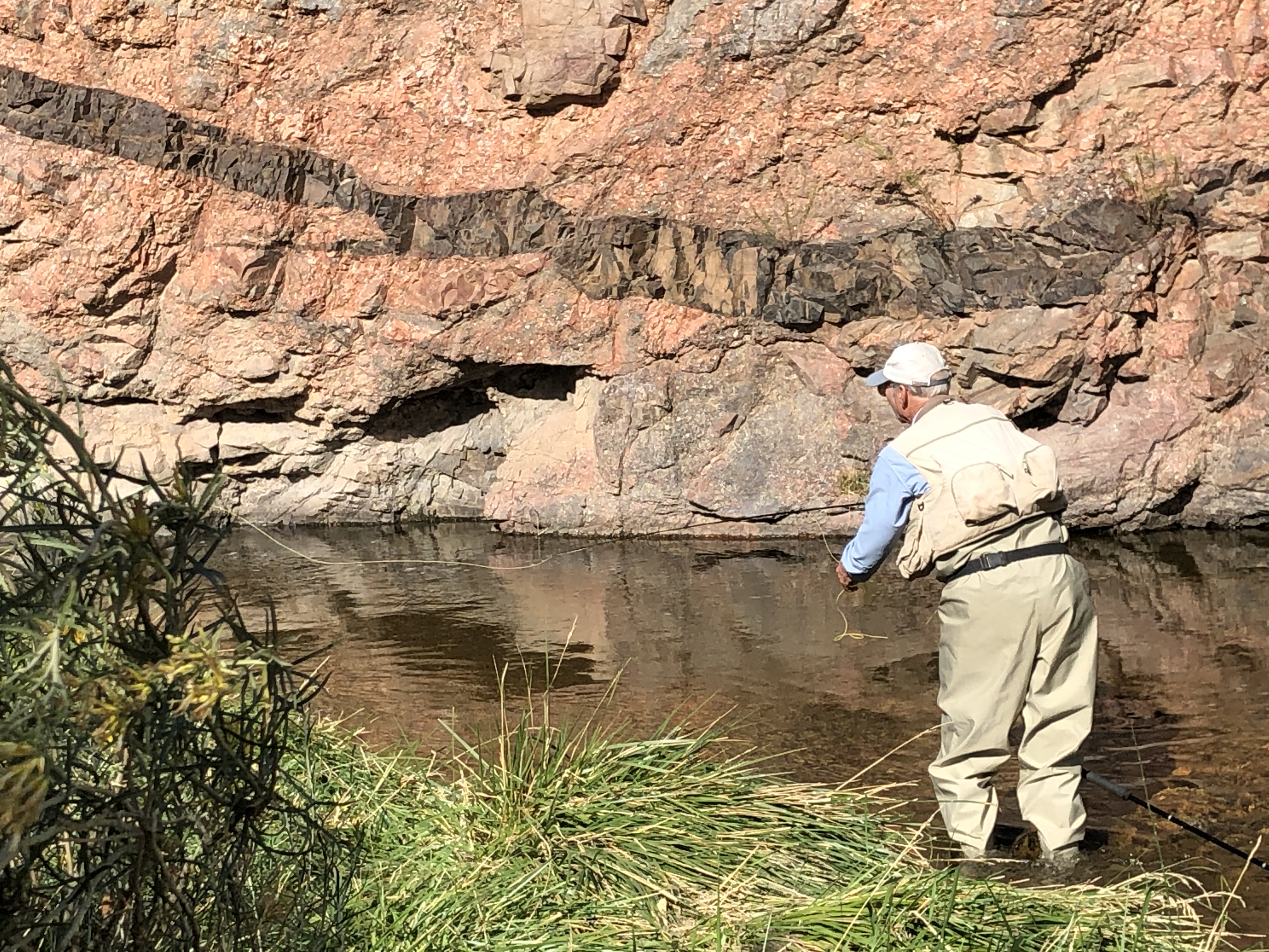 Good Drift Up Against Cliff