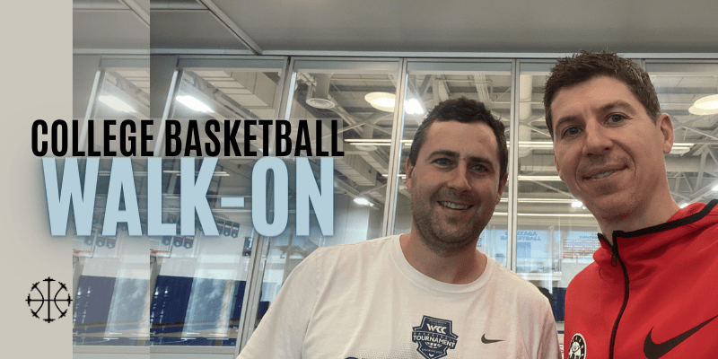 College basketball walk on