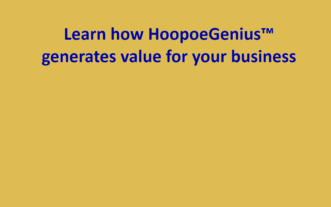 HoopoeGenius overview video