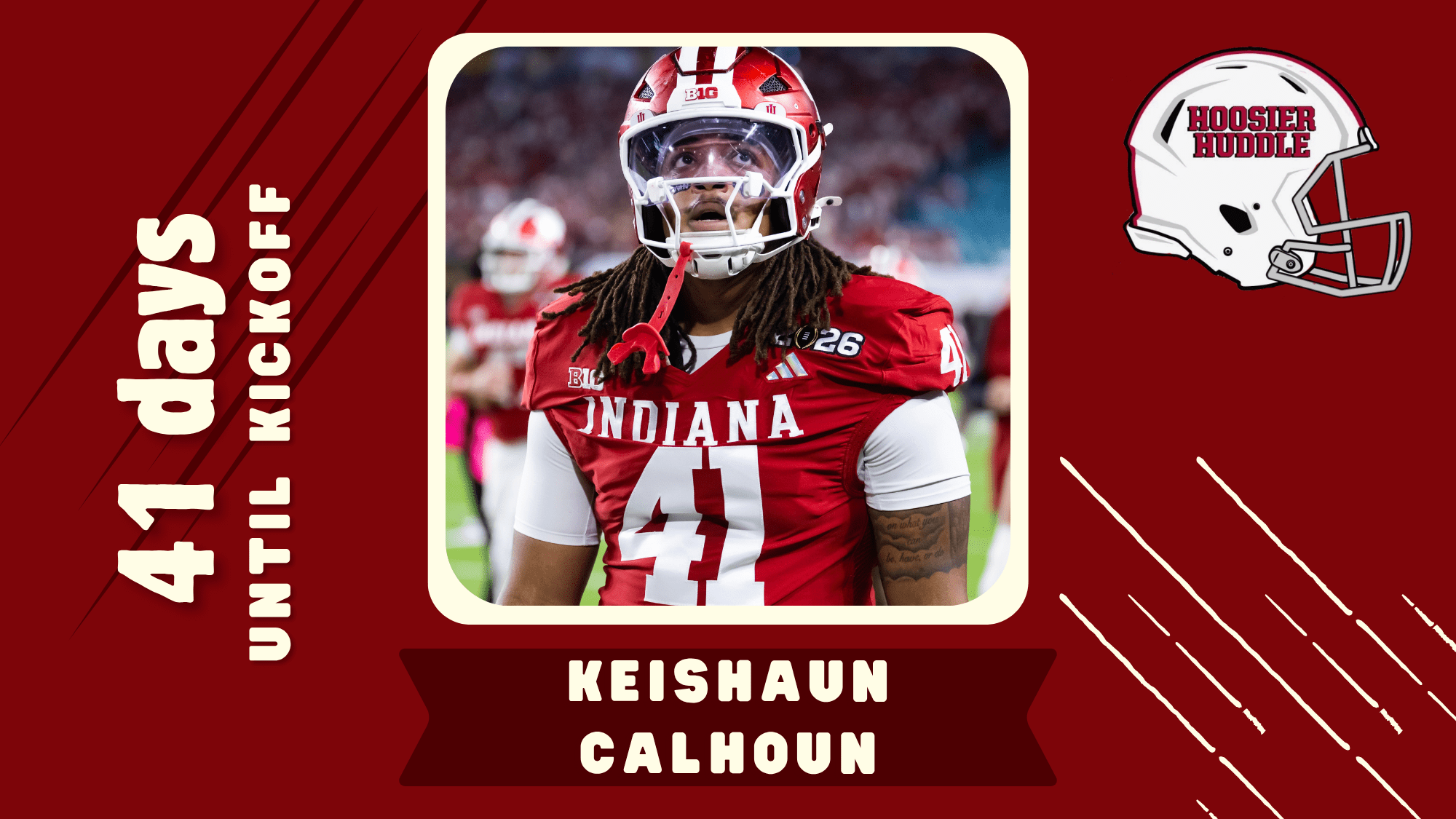 Indiana defensive lineman Keishaun Calhoun
