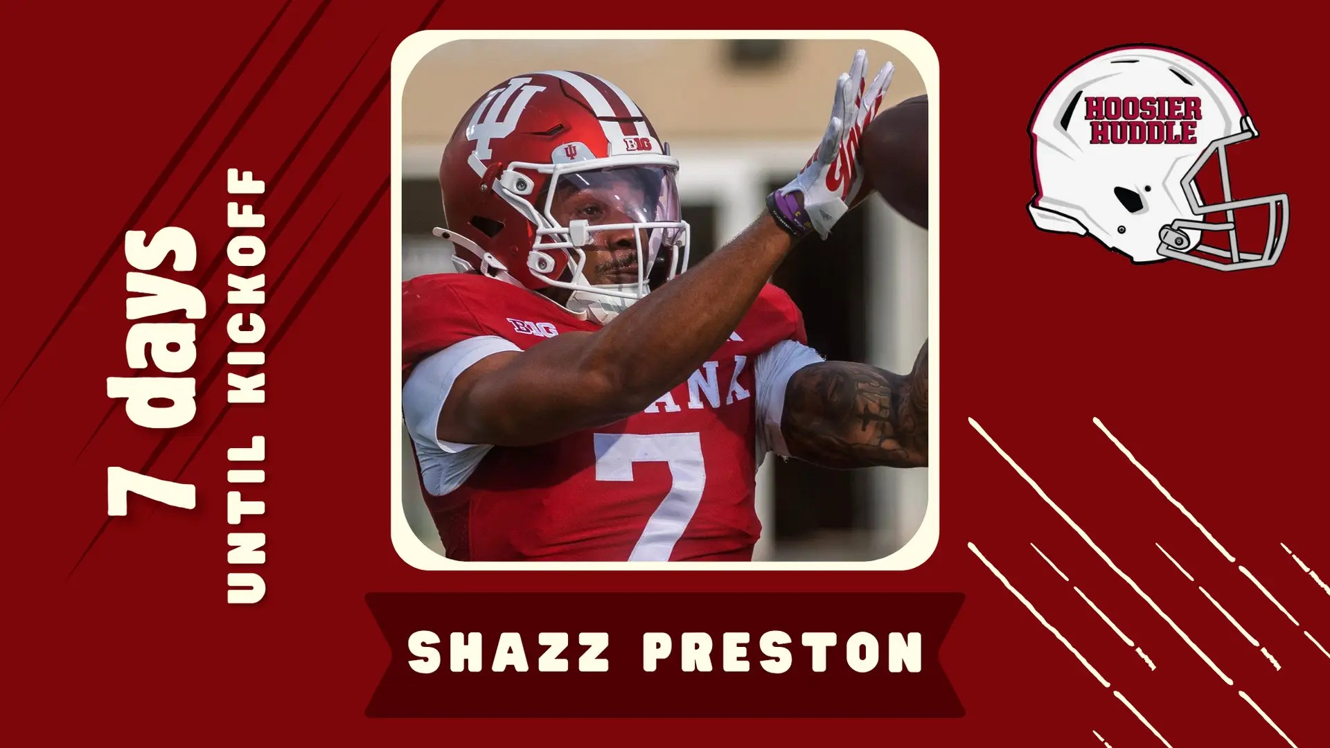 Indiana WR Shazz Preston