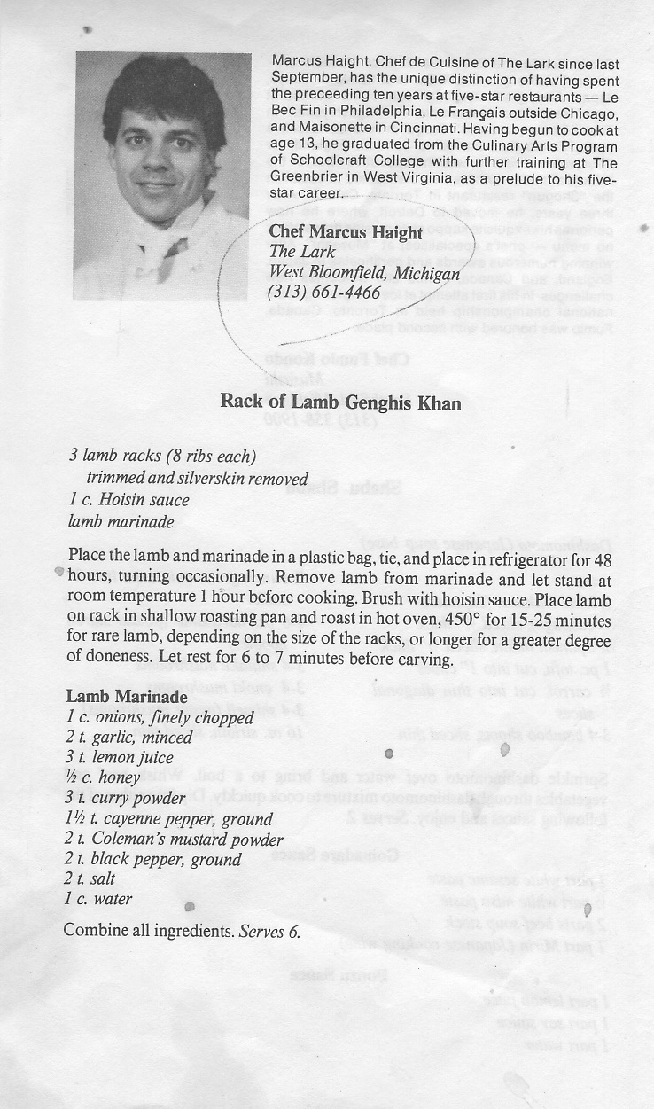 Rack of Lamb Genghis Khan-image