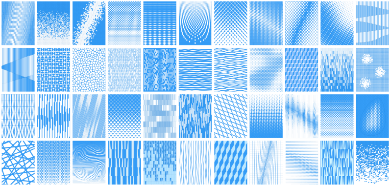Grasshopper Pattern Collection Hopific - Gradient Image Collection - High Resolution Quality