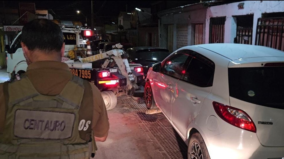 Patrullaje preventivo de los Centauro, recuperó el móvil en tiempo récord.