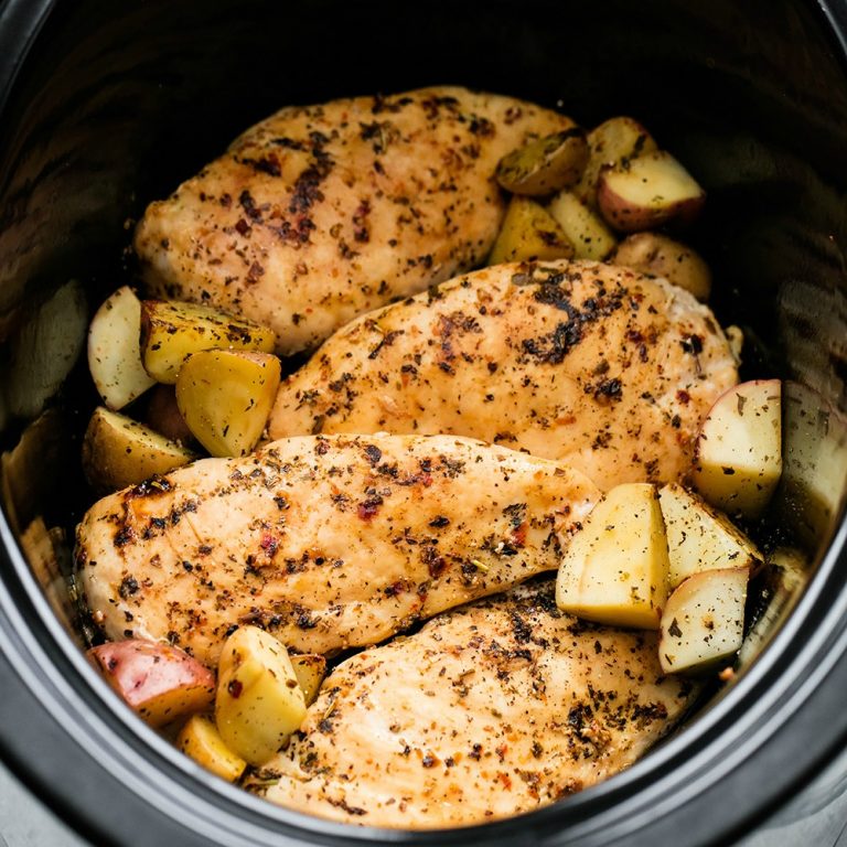 Easy to make slow cooker chicken breast