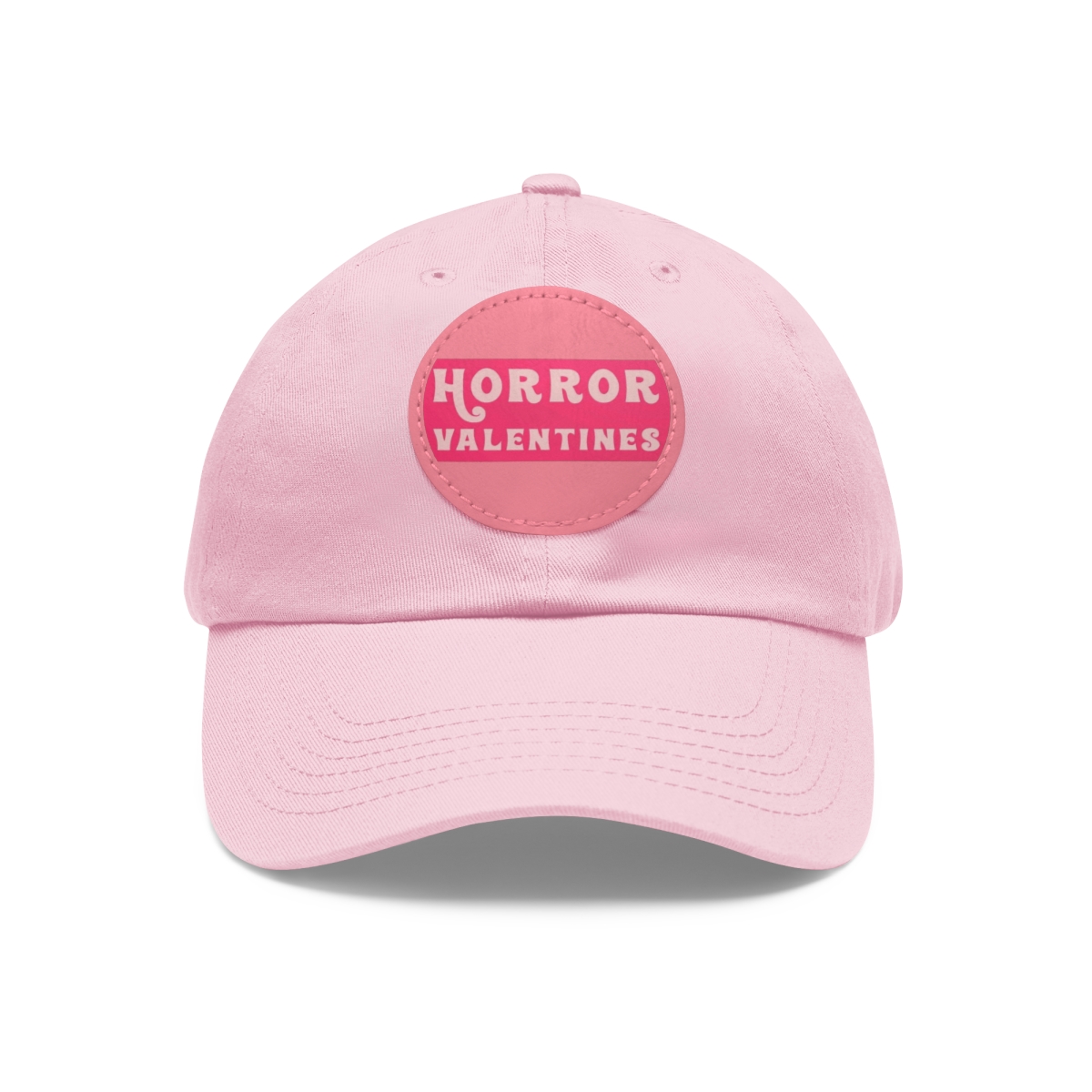 Horror Valentines Dad Hat with Leather Patch