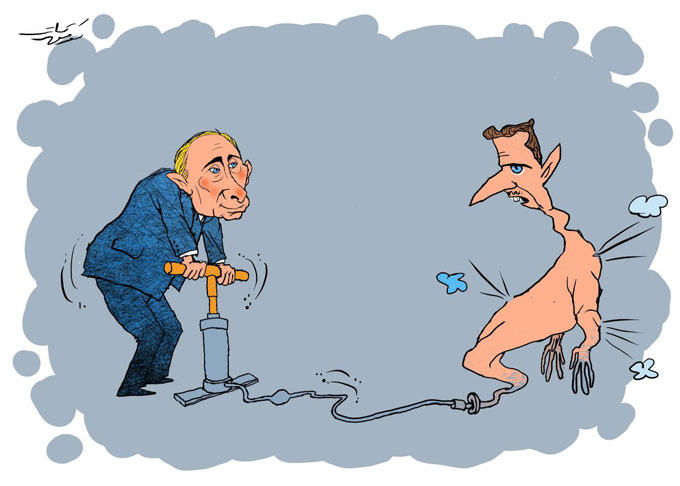 محاولات بوتين الفاشلة لتعويم الأسد - ريشة موفق قات - العرب اللندنية