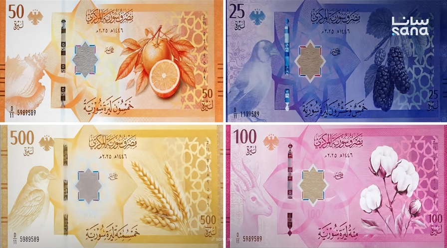 فئات من عملة الليرة السورية الجديدة