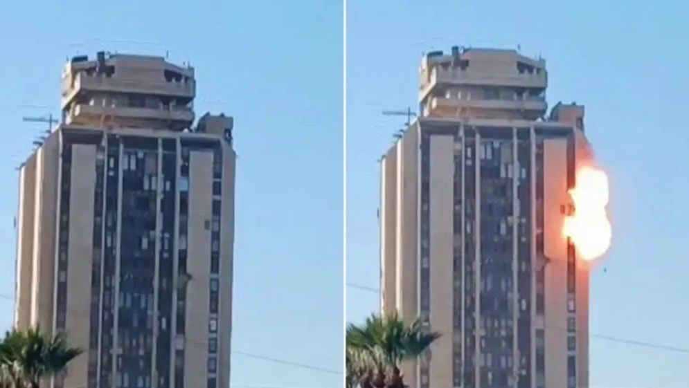 مليشيا قسد استهدفت بمسيّرة انتحارية مبنى محافظة حلب