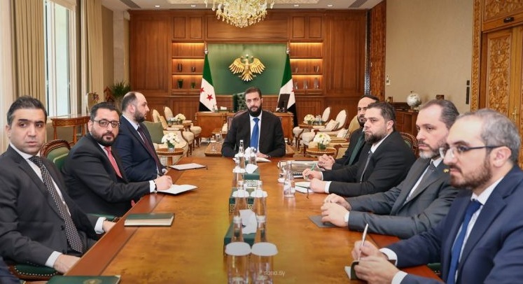 الرئيس الشرع يبحث مع وزراء ومسؤولين إطلاق مشاريع ومدينة معارض ‏في حلب