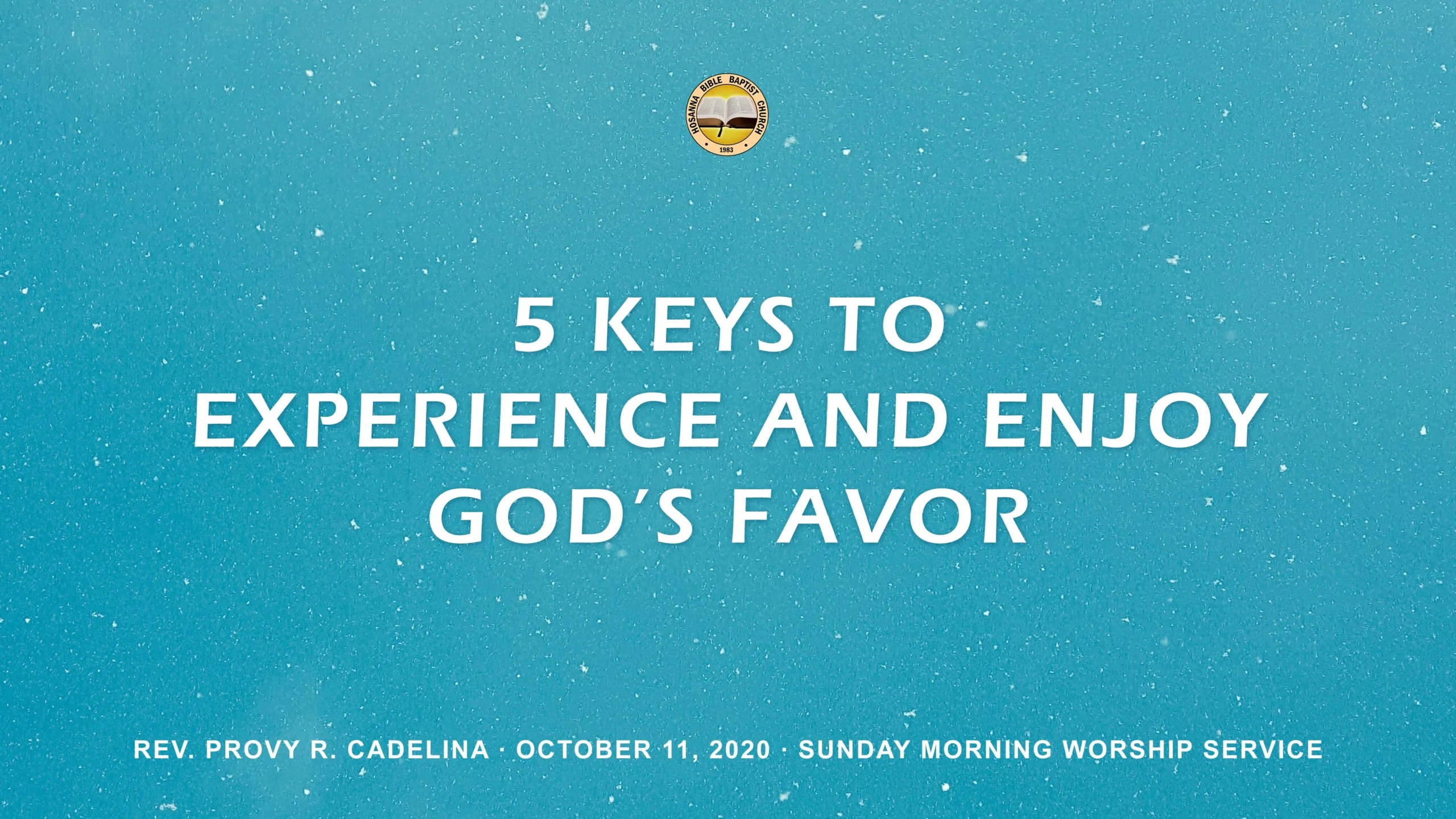 5 Ways to Experience and Enjoy God’s Favor