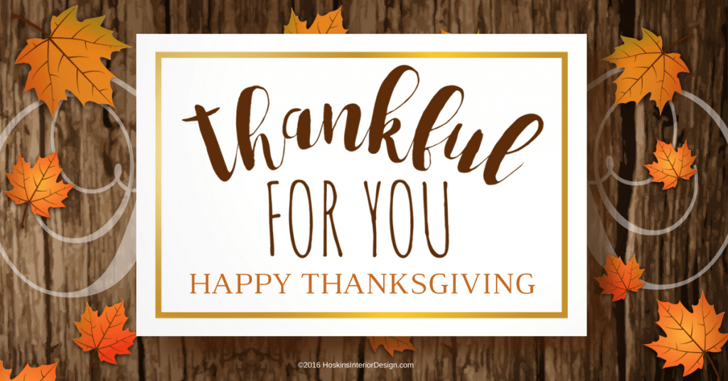 Happy Thanksgiving
