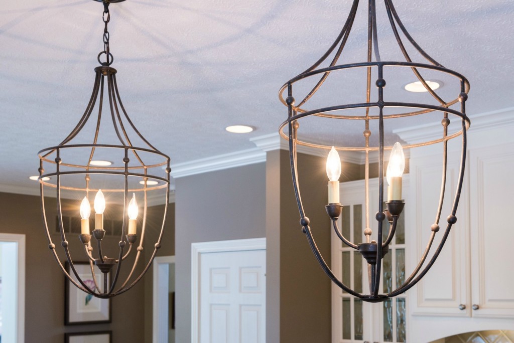 iron kitchen lighting