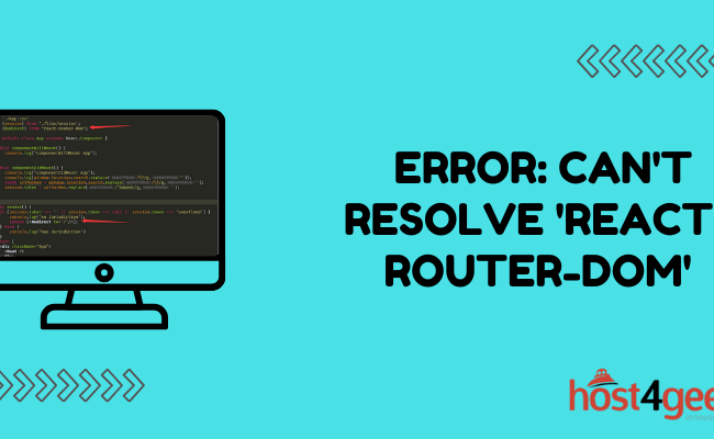Module Not Found: Error: Can't Resolve 'react-router-dom' (Error Solved ...