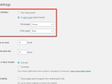 Configuring Wordpress Reading Settings Hostarmada