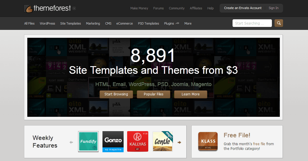 Build your website in your own language; Premium HTML Template Resource Wesbites