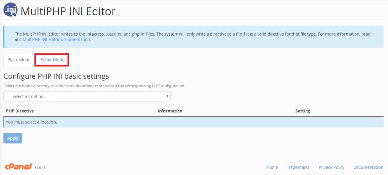 How To Edit The Php Ini Settings - Modern Dark Background - Retina