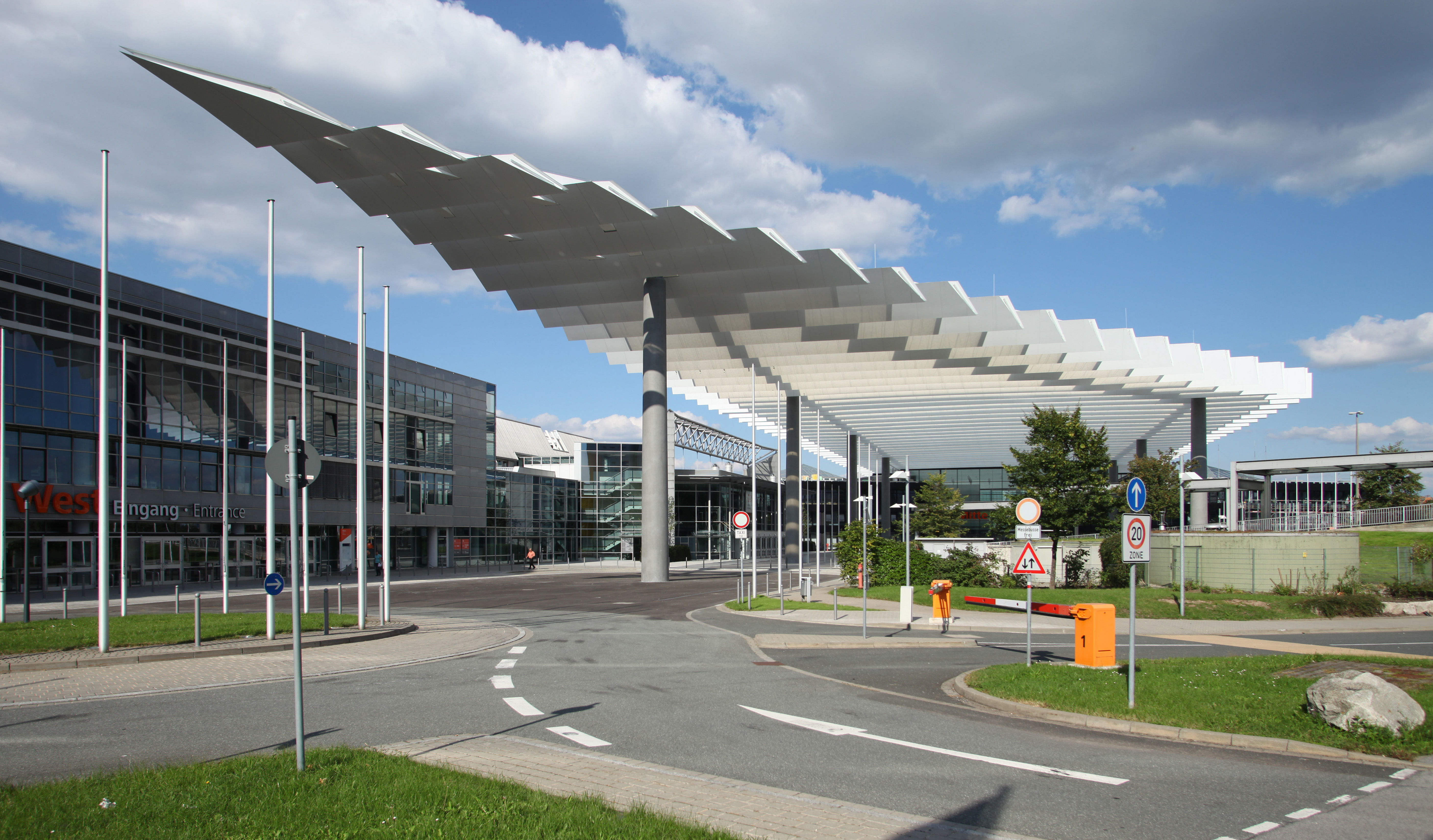 Messezentrum, NürnbergConvention Center, NCC Mitte, Eingangsbereich Mitte