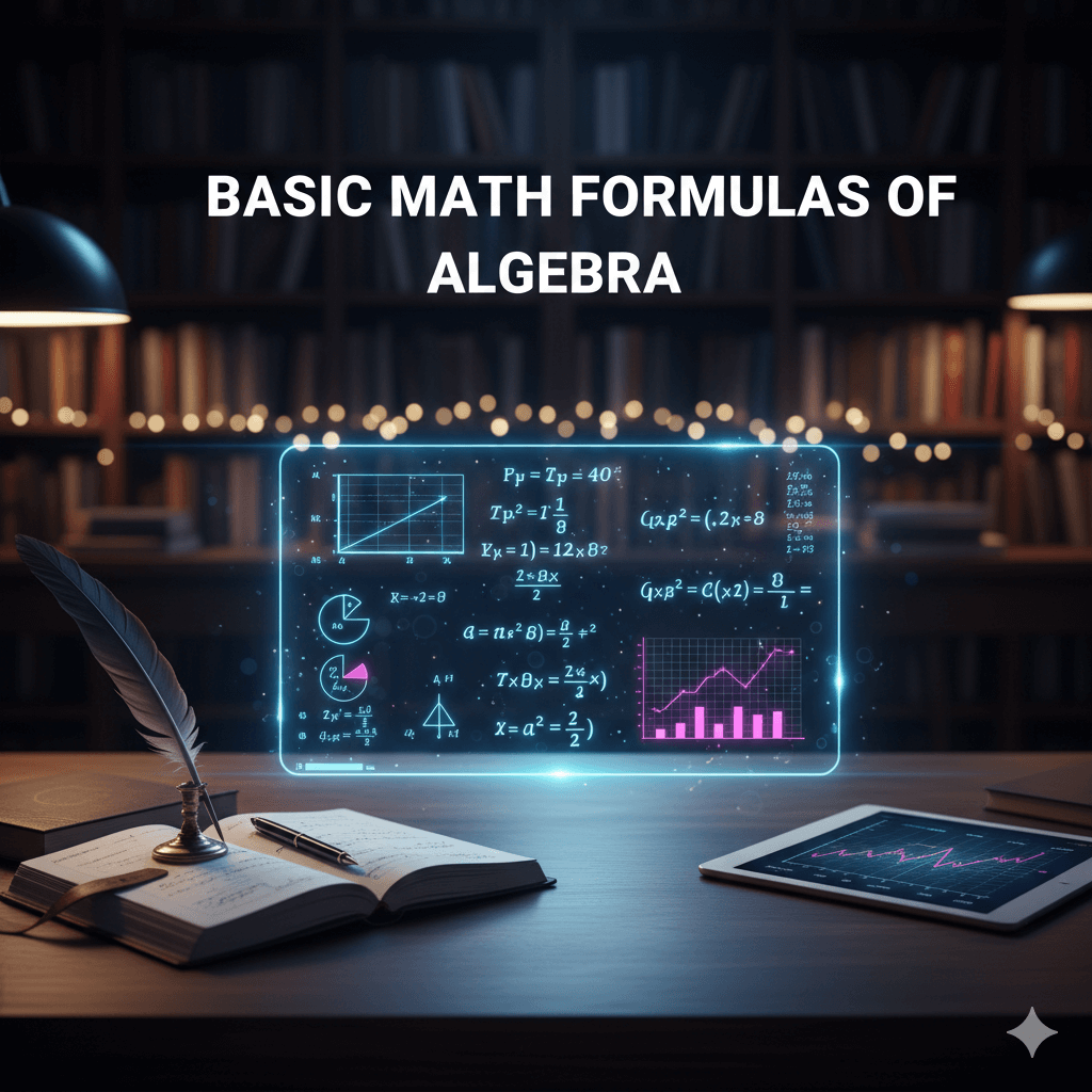 Basic Math Formulas of Algebra